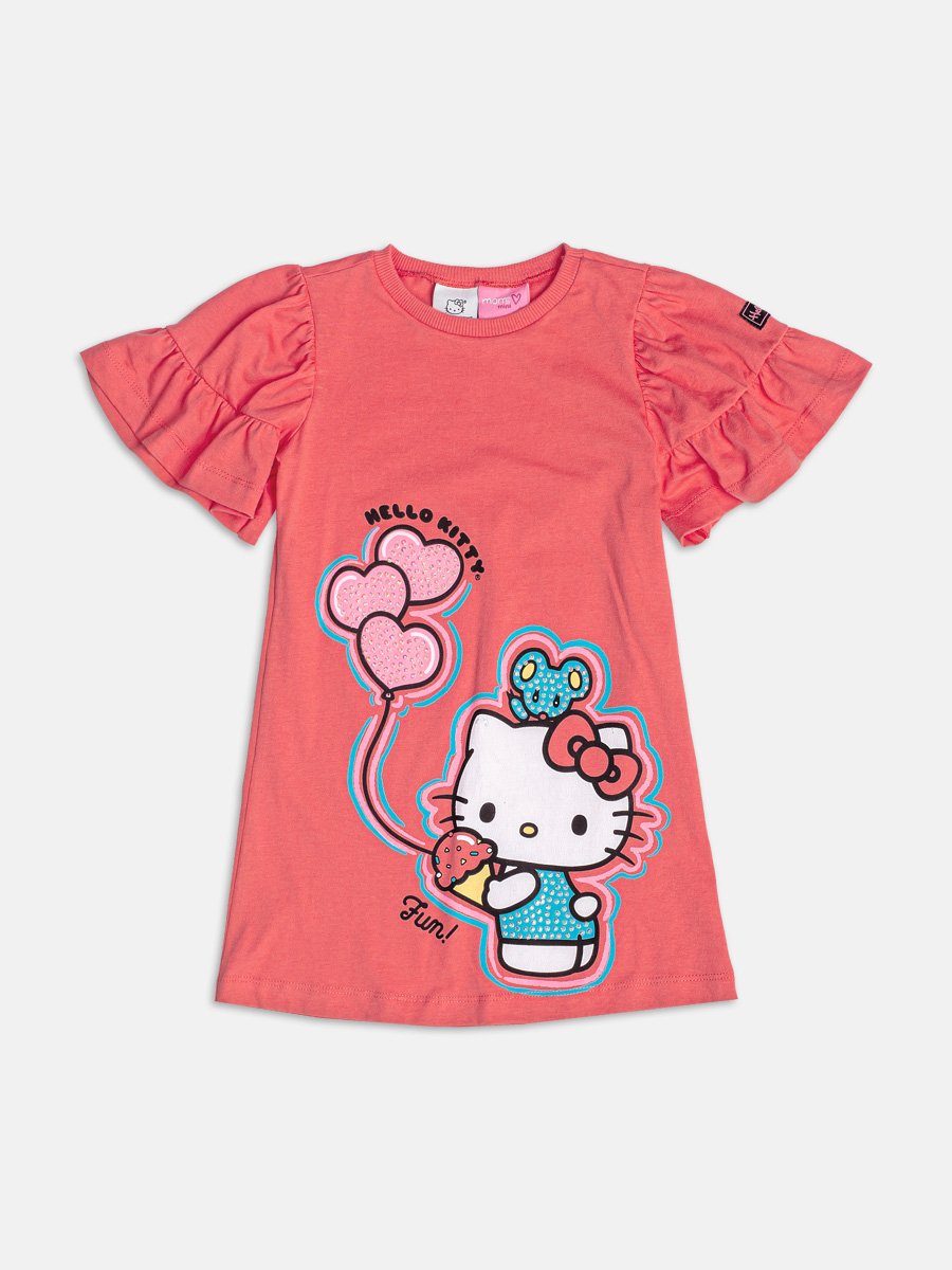 Hello Kitty Coral Pink Dress
