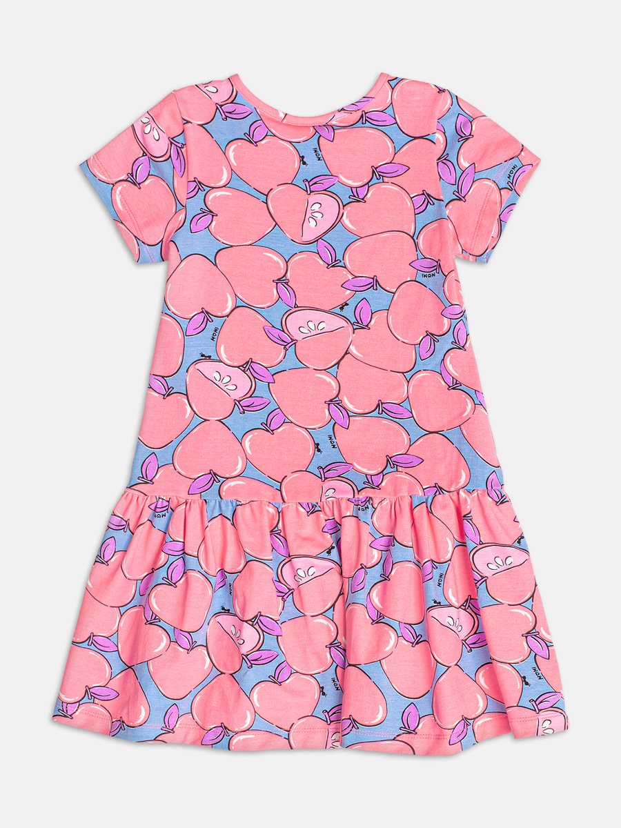 Dress with Apple Print