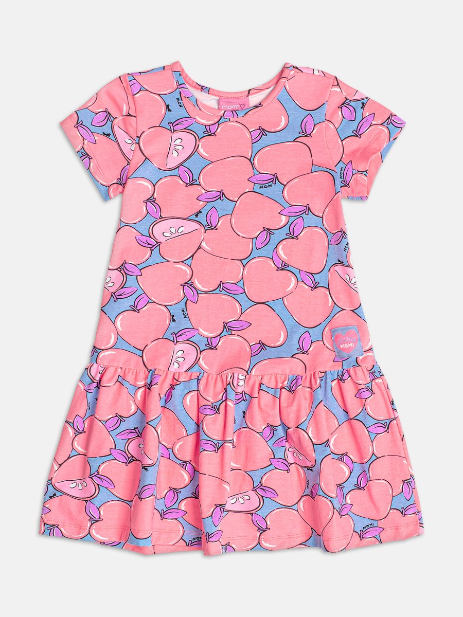 Dress with Apple Print