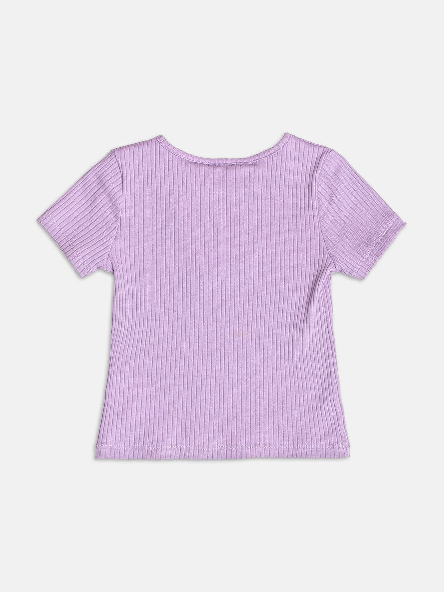 Cinnamoroll Ribbed Lilac Blouse