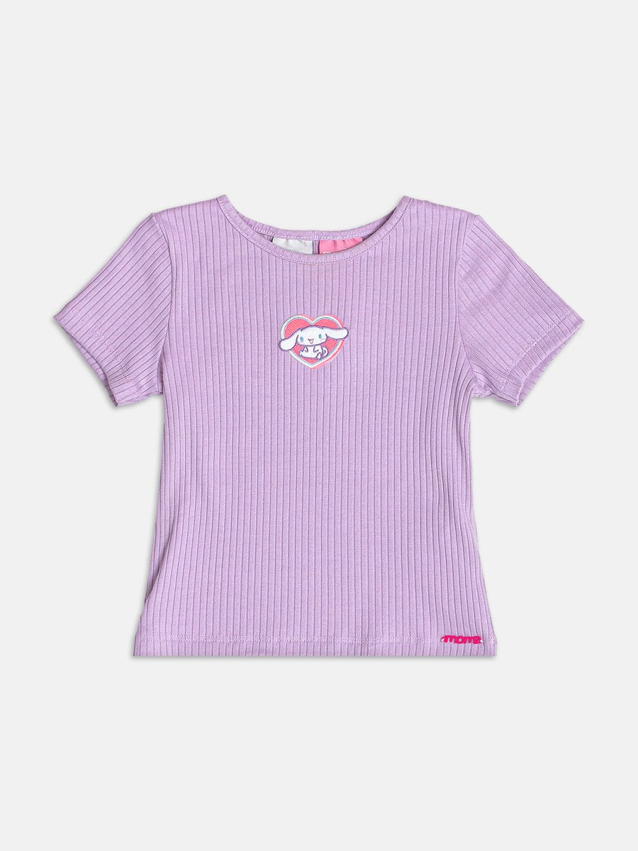 Cinnamoroll Ribbed Lilac Blouse
