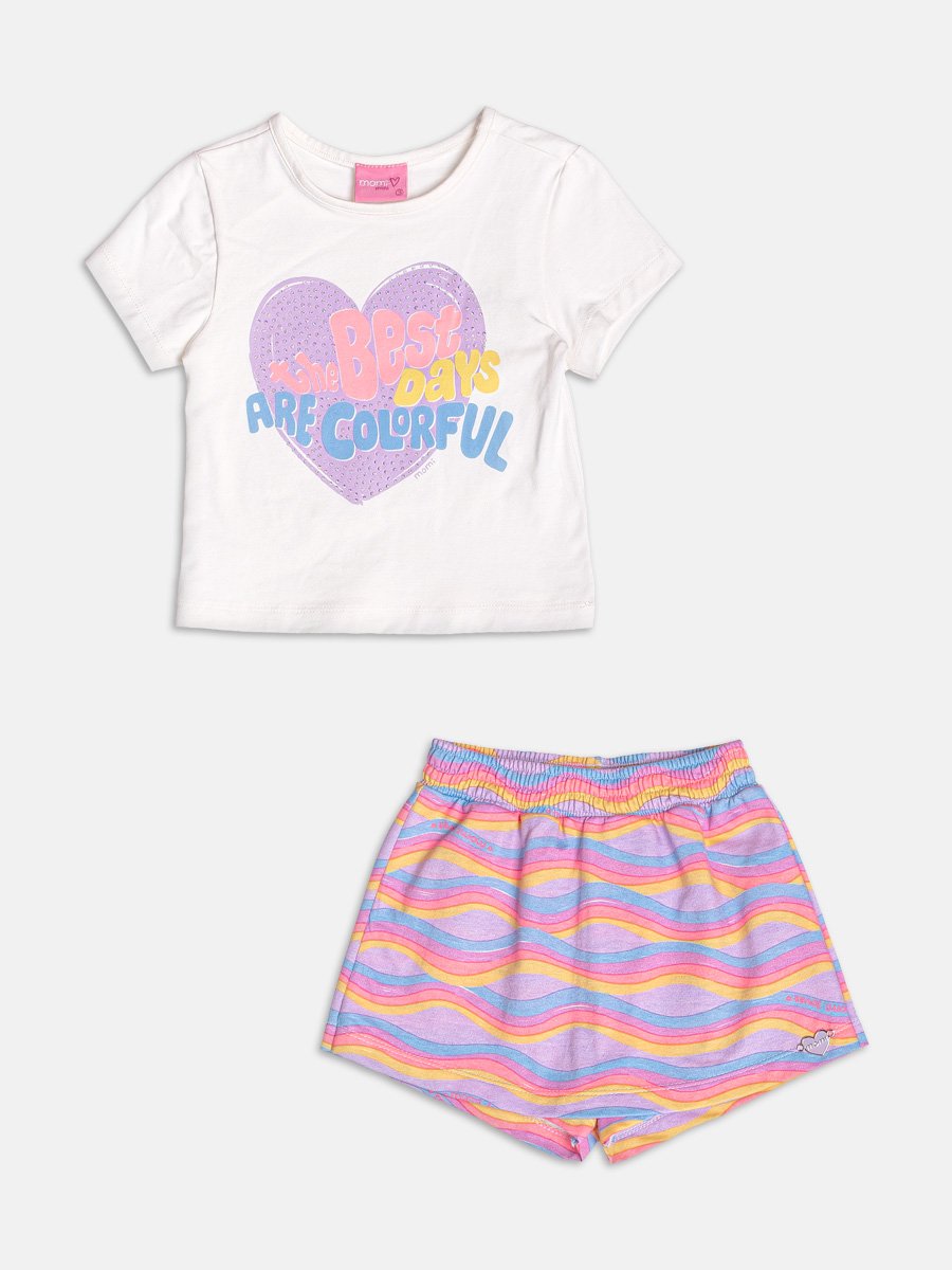 Rainbow Set with Rhinestones