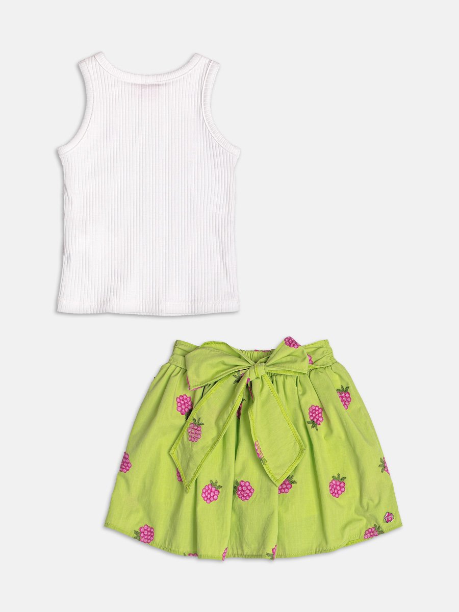 Blackberry Green Set with Bow