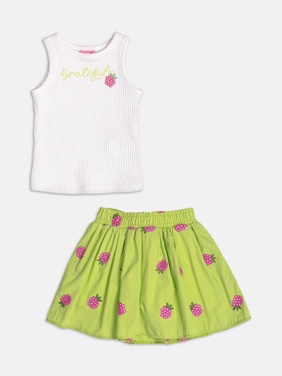 Blackberry Green Set with Bow
