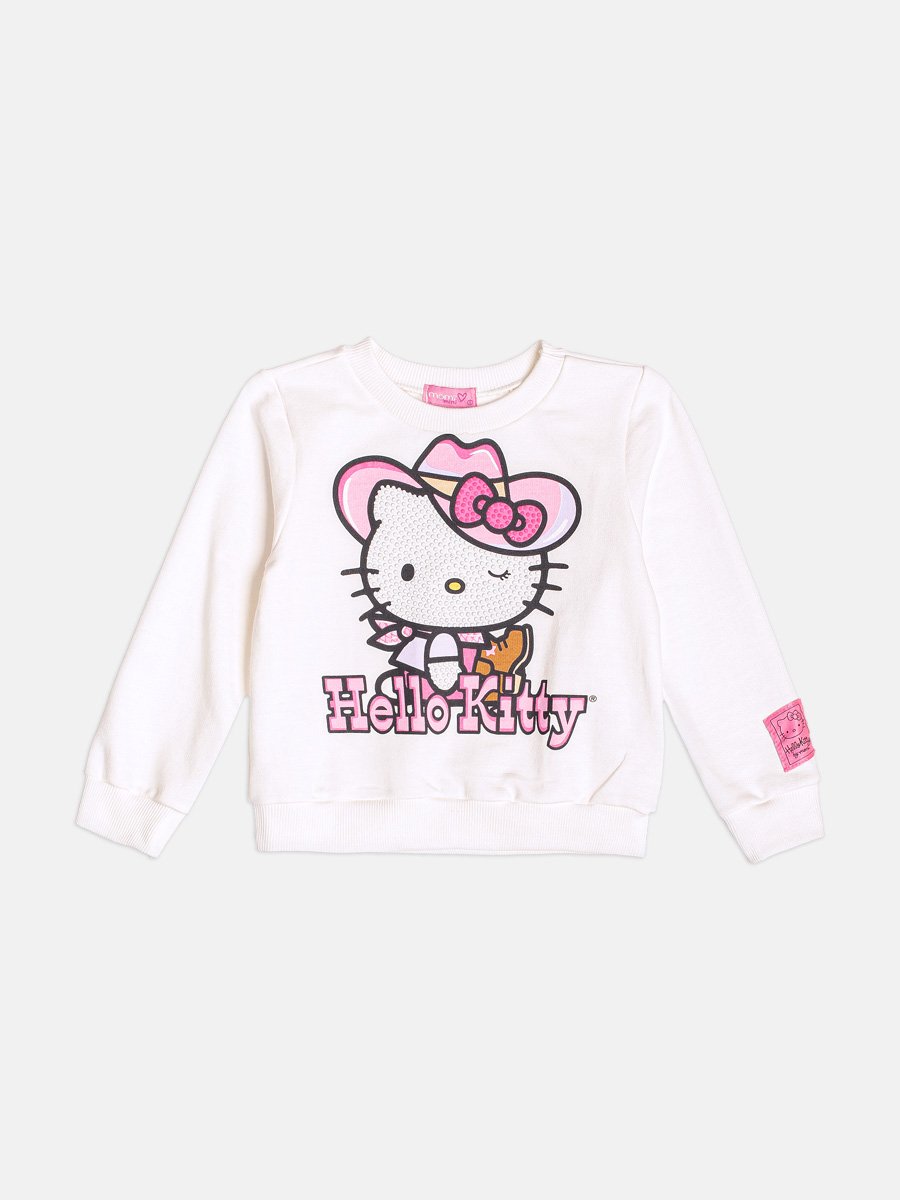 Momi Girls' Jacket – Fleece Hello Kitty Cowgirl