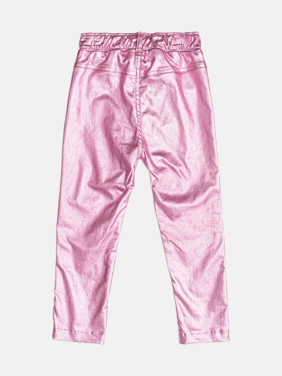 Girl's Bengaline Metallic Pants