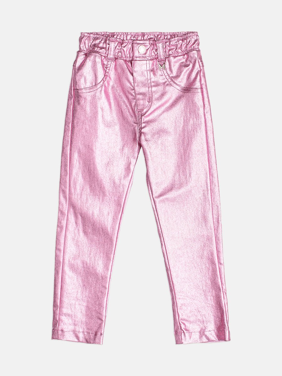 Girl's Bengaline Metallic Pants