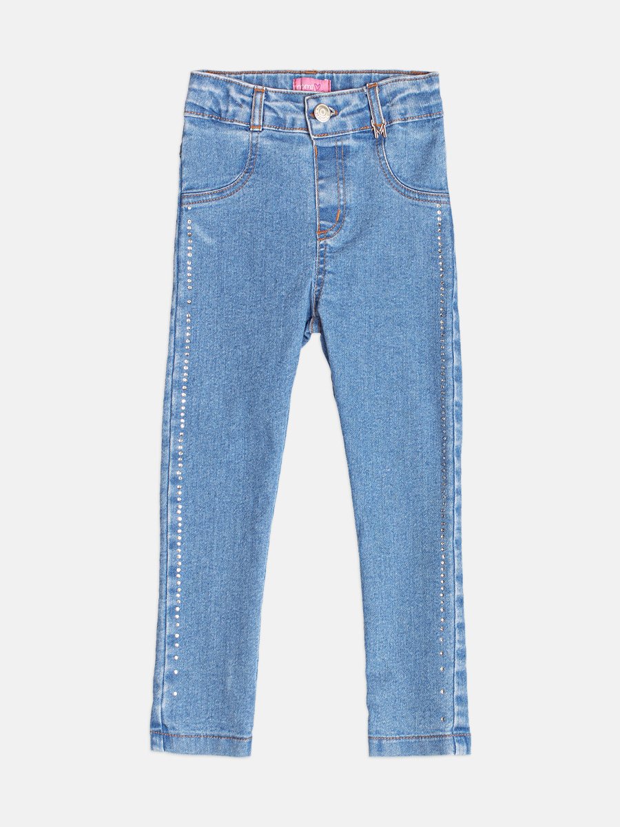 Girls Rhinestone Jeans