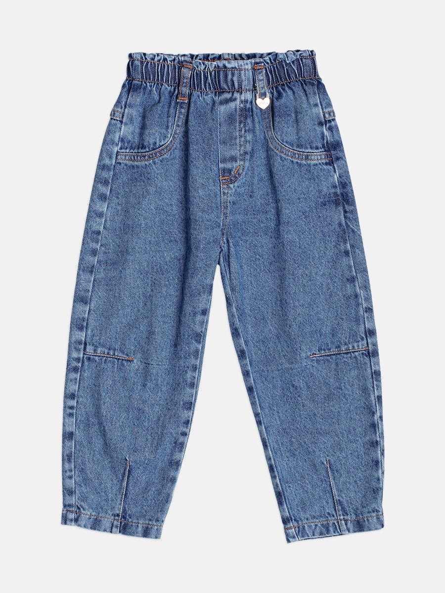 Momi Girls' Pants – Denim with Charm