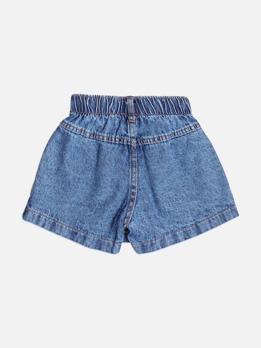 Momi Girls' Skort – Denim with Pregas