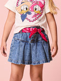 Momi Girls' Skort – Denim with Pregas