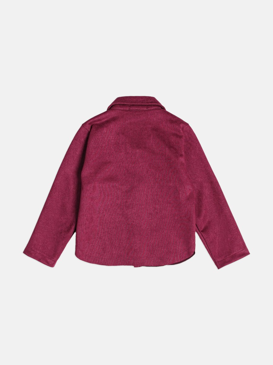 Girls Suede Jacket with Fringe