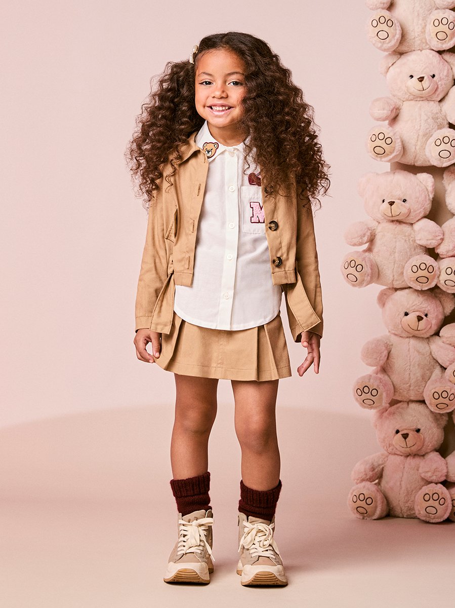 Girls Denim Jacket with Belt