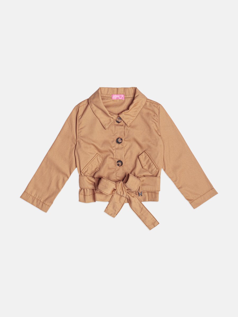 Girls Denim Jacket with Belt