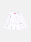 Momi Girls' Top – Ribbed with Little Bows