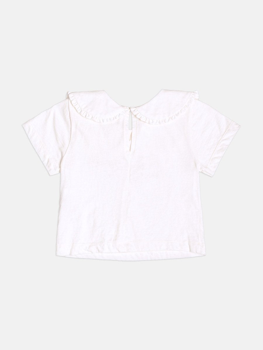 Girls Tricoline Cherry Blouse