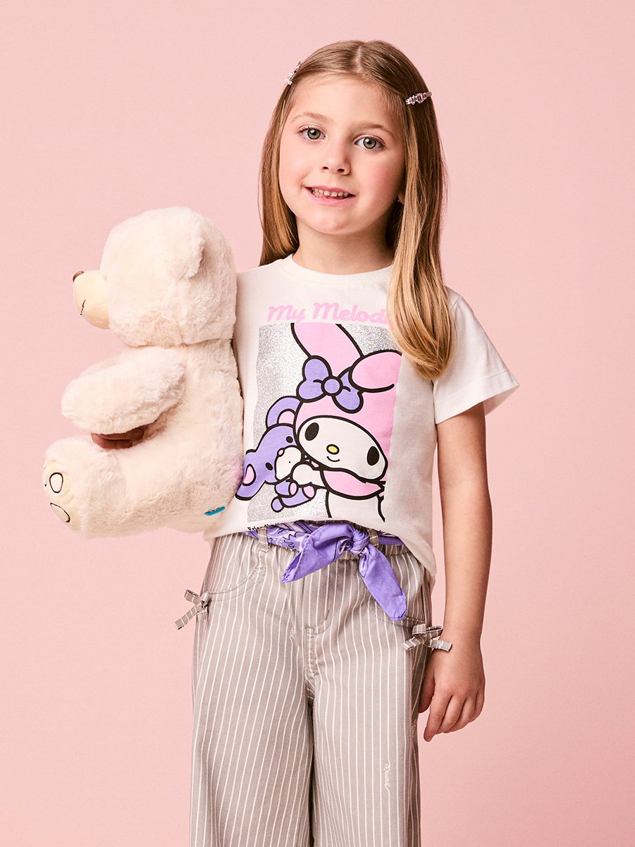 Momi Girls' Top – Off-White My Melody