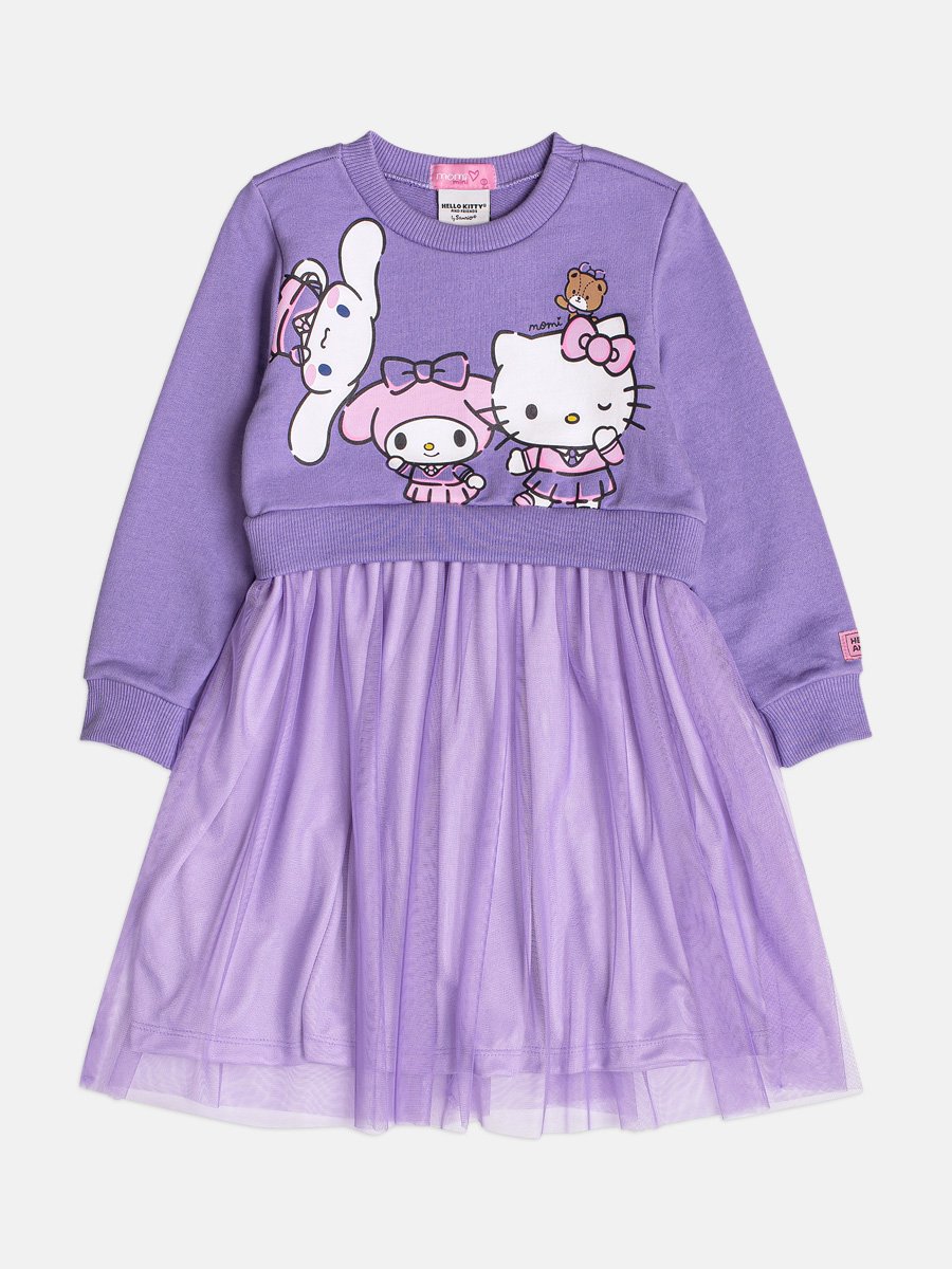 Momi Girls' Dress – Tulle Hello Kitty