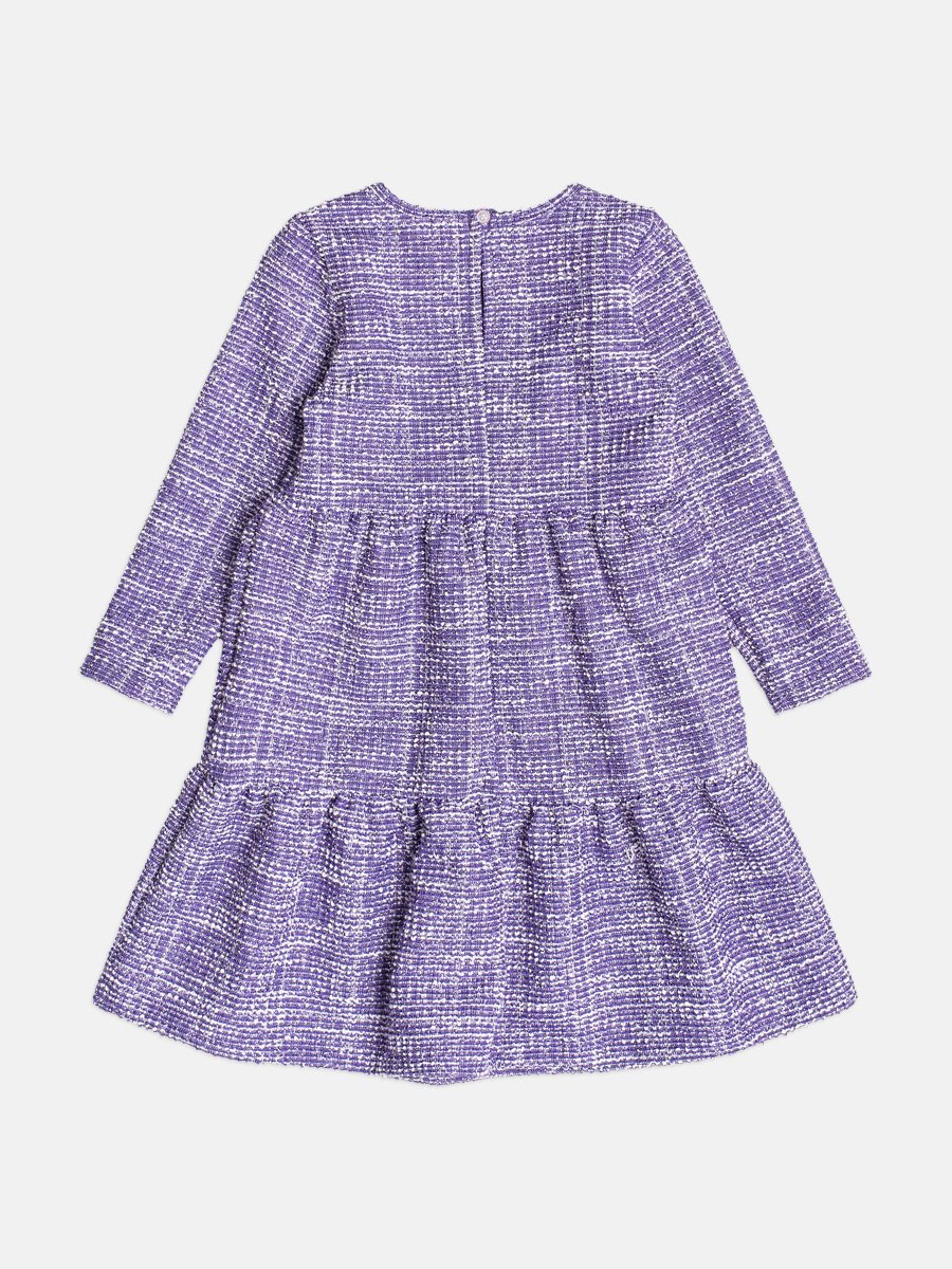 Children's Tweed Dress with Cutout