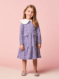 Children's Tweed Dress with Cutout