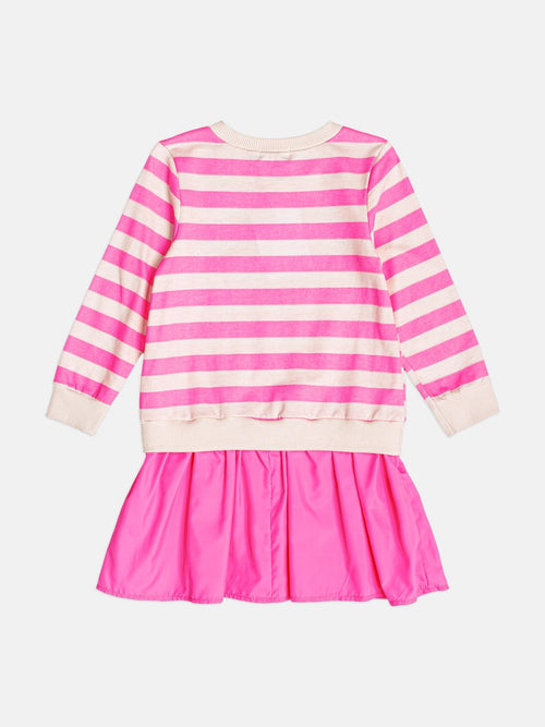 Children's Girl's Cherry Striped Dress