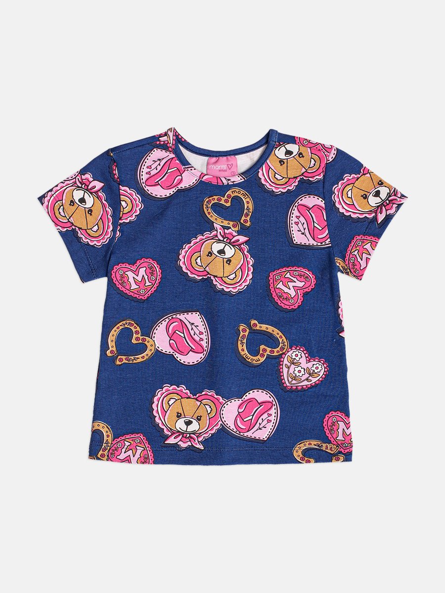 Children's Girl's Cowgirl Bear Blouse
