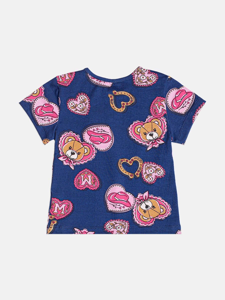 Children's Girl's Cowgirl Bear Blouse