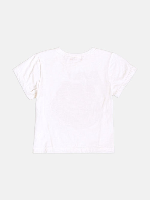 Children's Sweet Bear Short Sleeve Blouse