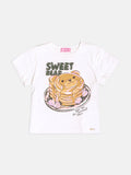 Children's Sweet Bear Short Sleeve Blouse