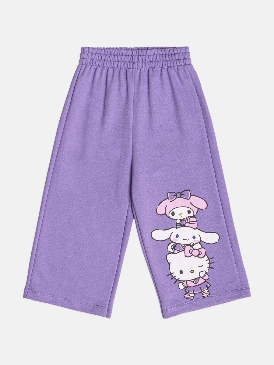 Momi Girls' Set – Fleece Hello Kitty