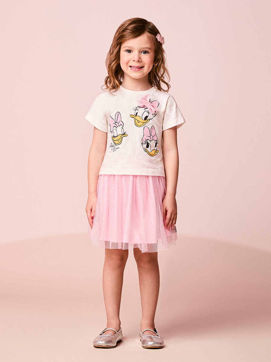 Daisy Children's Set with Tulle Bow
