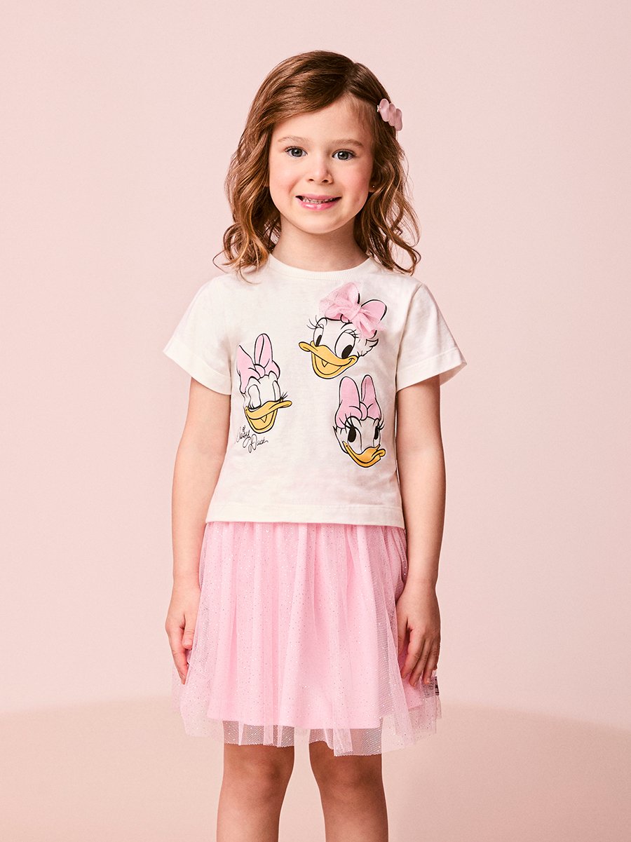 Daisy Children's Set with Tulle Bow