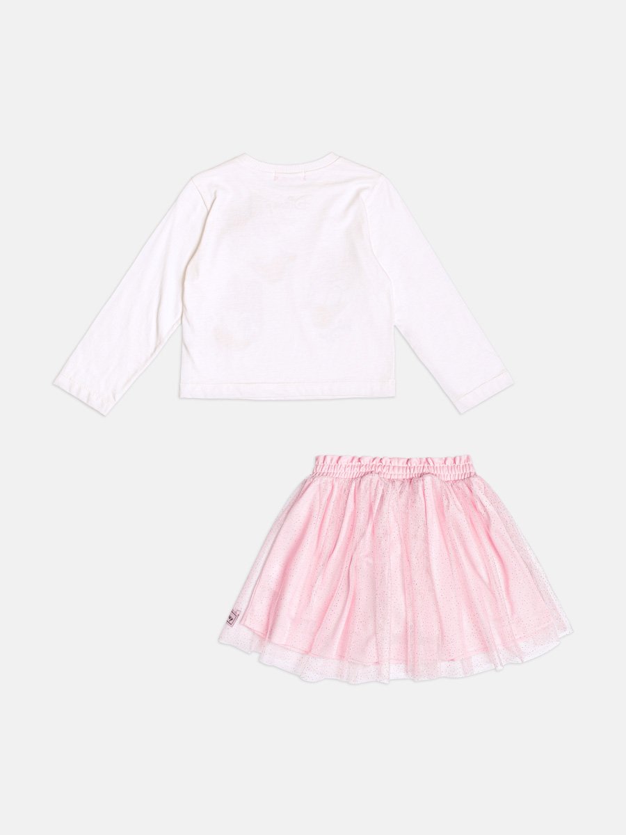 Daisy Long Sleeve Children's Set with Bow