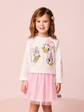 Daisy Long Sleeve Children's Set with Bow