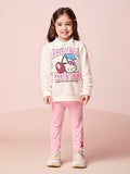 Children's Set of Hello Kitty Sweatshirt with Rhinestones