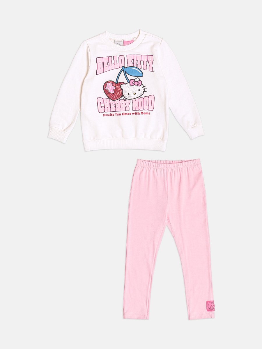 Children's Set of Hello Kitty Sweatshirt with Rhinestones