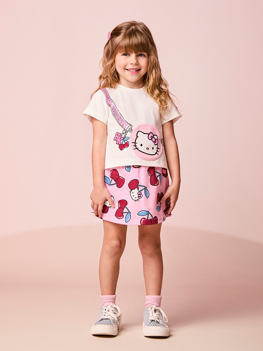 Children's Set Girl with Hello Kitty Bag