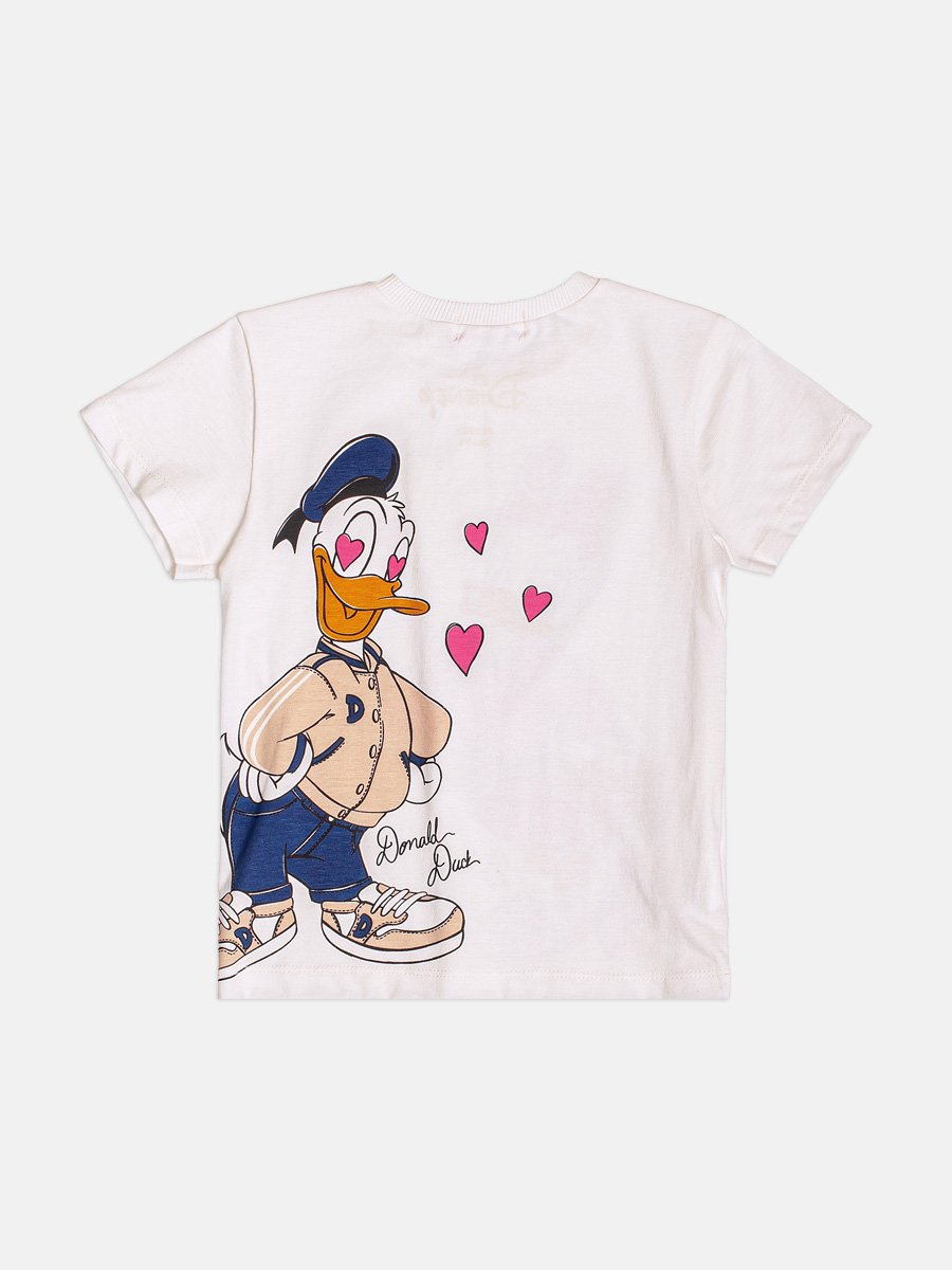 Momi Girls' Set – Pink Daisy Duck