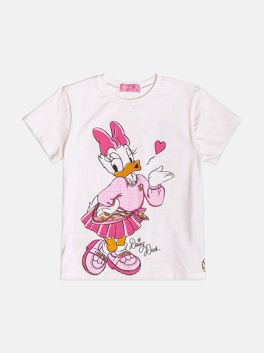 Momi Girls' Set – Pink Daisy Duck