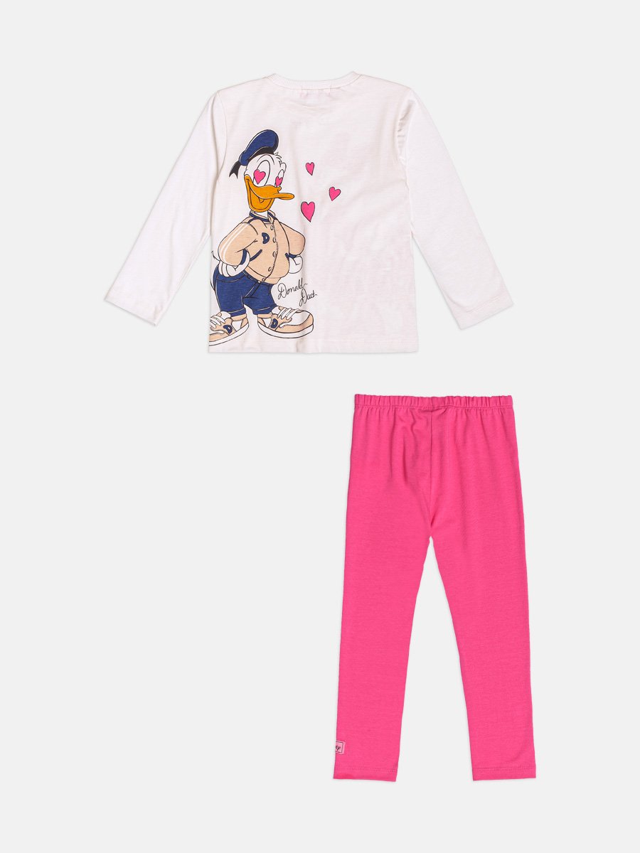 Momi Girls' Set – Long Sleeve Daisy Duck