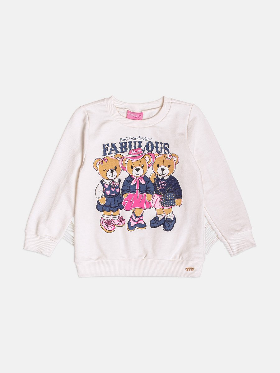 Momi Girls' Set – Fleece Ursinhas