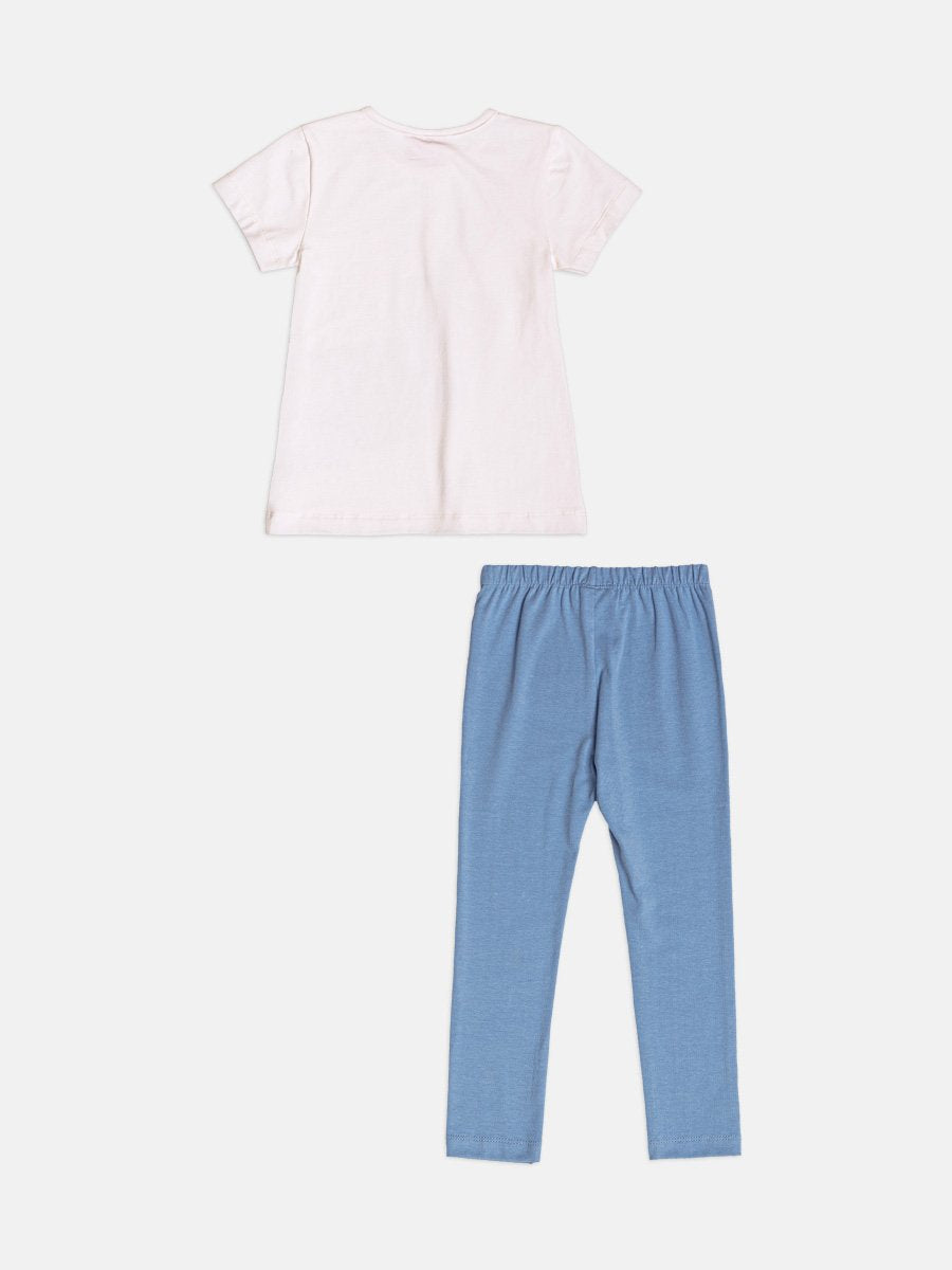 Children's Girl Set with Bag Print