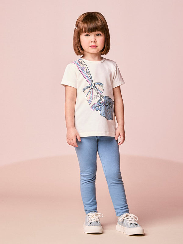 Children's Girl Set with Bag Print