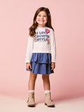Momi Girls' Set – Country Little Bear Set with Ruffles