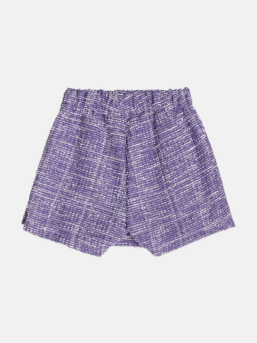 Momi Girls' Set – Tweed with Collar