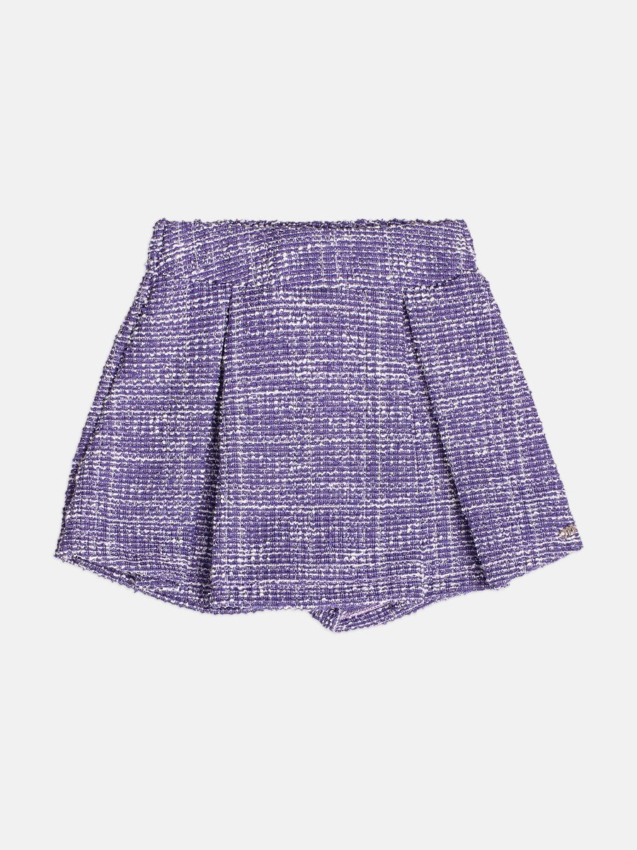 Momi Girls' Set – Long Sleeve in Tweed with Collar