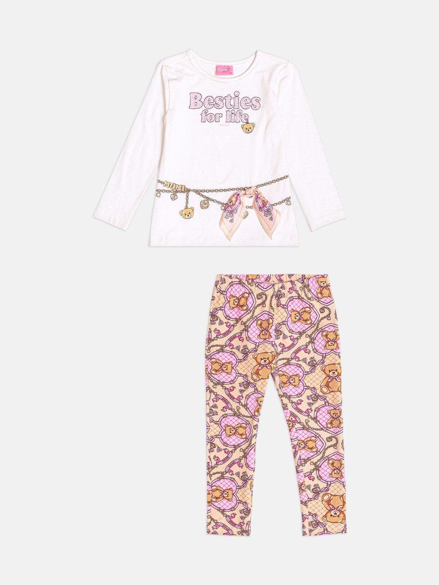 Momi Girls' Set – Long Sleeve Correntinhas