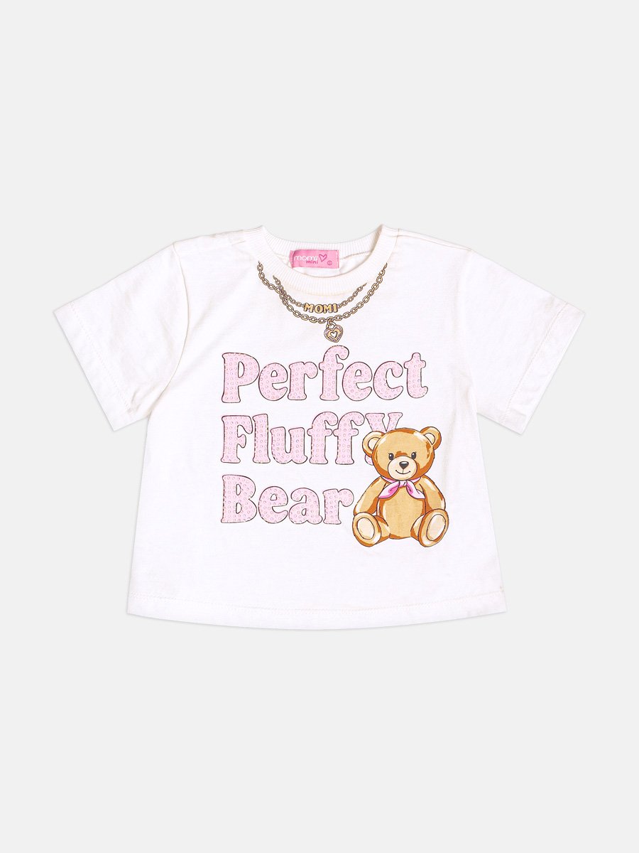 Momi Girls' Set – Little Bear with Rhinestones