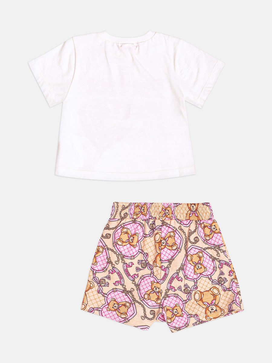 Momi Girls' Set – Little Bear with Rhinestones