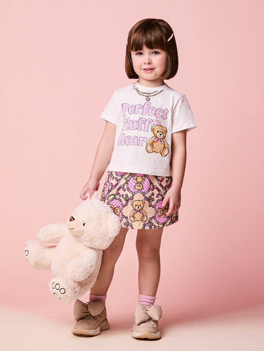 Momi Girls' Set – Little Bear with Rhinestones